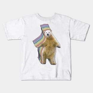 the absolute COOLEST polar bear of ALL TIME Kids T-Shirt